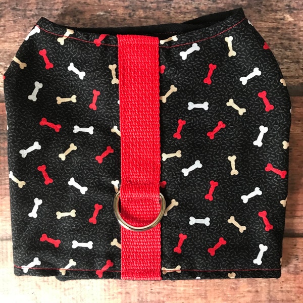 Dog Bone Harness Vest