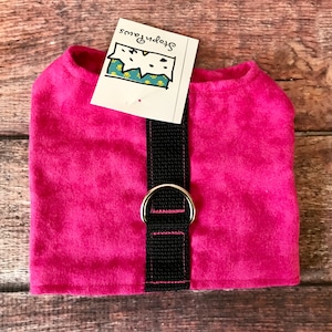 Pretty in Pink Dog Harness Vest