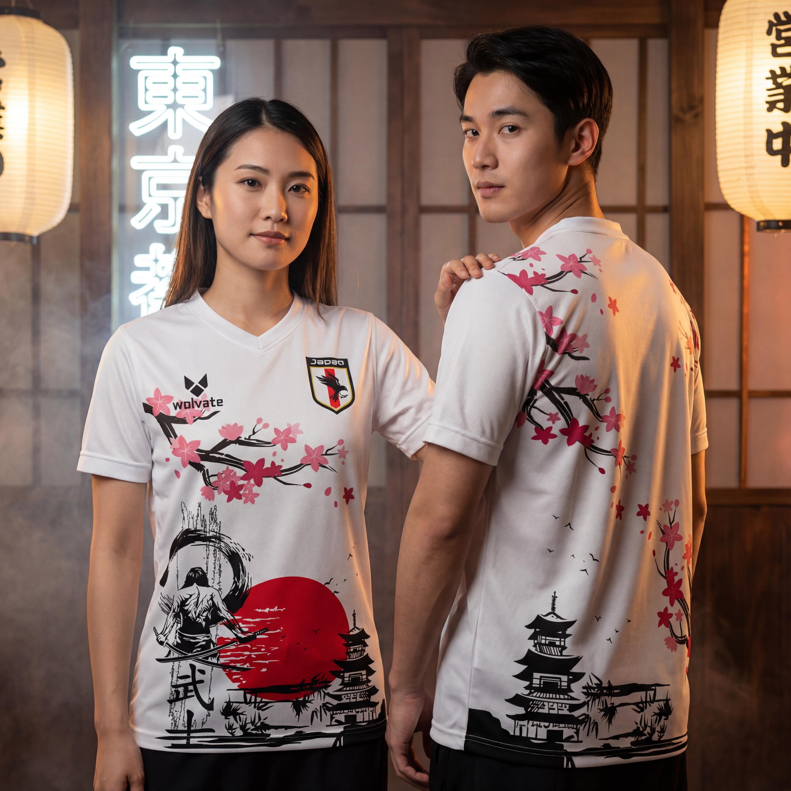 Maillot Japon Concept Dragon Sakura – Homme/femme – Plusieurs Tailles S à XXL – Neuf Avec étiquettes