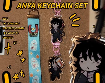 anya lanyard/charm set | mouthwashing