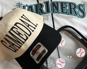 GAMEDAY Hat - Vintage Trucker Hat | Custom Trucker Hat | 5Panel Canvas Trucker Hat