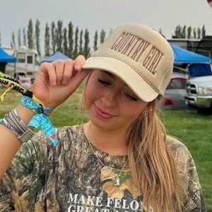 Country Girl - Custom Trucker Hat | Foam Trucker Hat