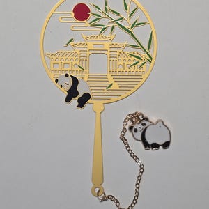 Metalic Panda Bookmark