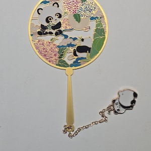 Metalic Panda Bookmark