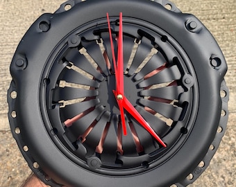 Handmade Car Clutch Clock