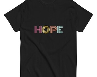Colorful HOPE T-Shirt - Motivational Positive Vibes Tee