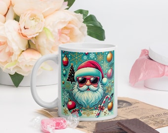 Christmas White glossy mug