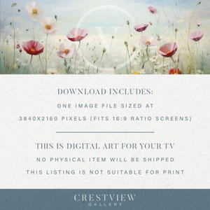 a field of flowers with a sky background