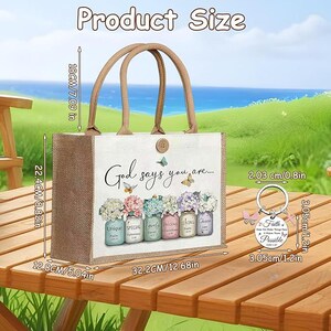 Christian Gift Set for Women | Faith Journal, Scripture Mug, Inspirational Tote Bag, Reading Care Package Gift Box, Optional Mystery Book image 7