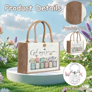 Christian Gift Set for Women | Faith Journal, Scripture Mug, Inspirational Tote Bag, Reading Care Package Gift Box, Optional Mystery Book image 8