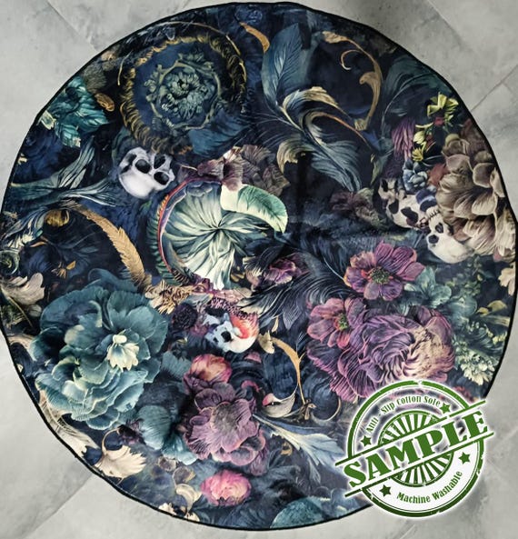 Frozen Rug, Round Rug, Elsa Rug,Kids Room Rug,Girl Room Rug,Personalized Rug,Popular Rug,Bestseller, Nursery Rug,Gift For Kids