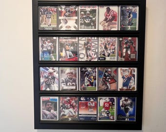 NFL New England Patriots Sports Card Wall Display V1