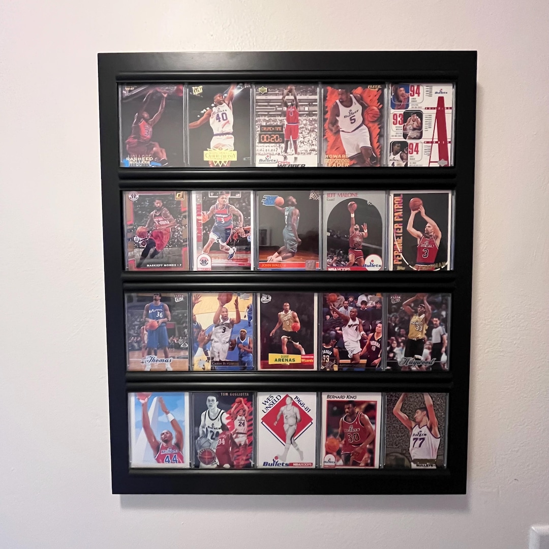 NBA Washington Wizards Sports Card Wall Display V1 - Etsy