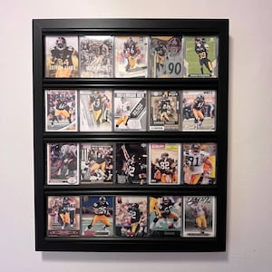 Pittsburgh Steelers Sports Card Wall Display