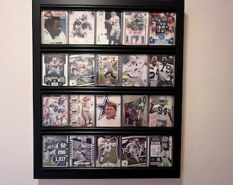 NFL Dallas Cowboys Sports Card Wall Display V1