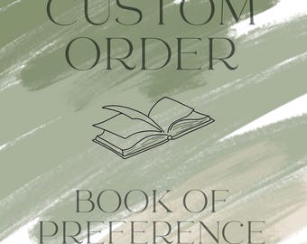 Libro de bolsillo personalizado con detalles deslumbrantes (PROPORCIONO EL LIBRO)