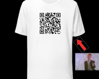 Unisex RickRoll'd qr-code t-shirt