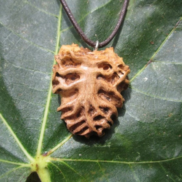 SALE Tree of Life Necklace- Carved in reclaimed Birdseye Maple Burl   Earth Tree