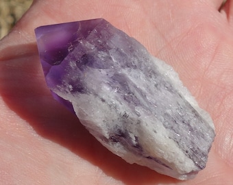 Amethyst #29 ~ ONE Brazilian Amethyst Crystal Point 2 Inch, "Dragon's Tooth" Amethyst, High Quality Dark Purple Healing Crystal