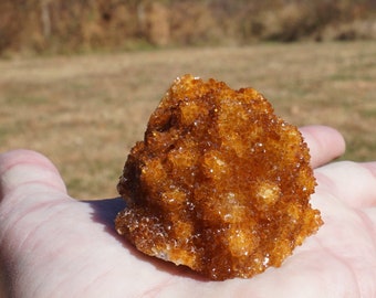 Citrine Rose #15 ~ Uruguayan Citrine "Rose" Crystal Cluster 2.2 Inches ~ 3.2 Ounces ~ Free Shipping