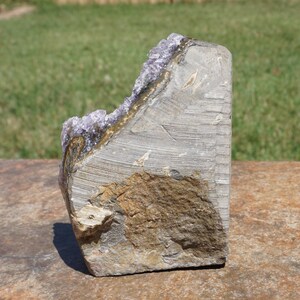 Amethyst 27 Lavender Uruguayan Natural Amethyst Geode with Cut Base for Display 1 Pound 11.5 Ounces 4.6 x 3.4 x 3 image 7