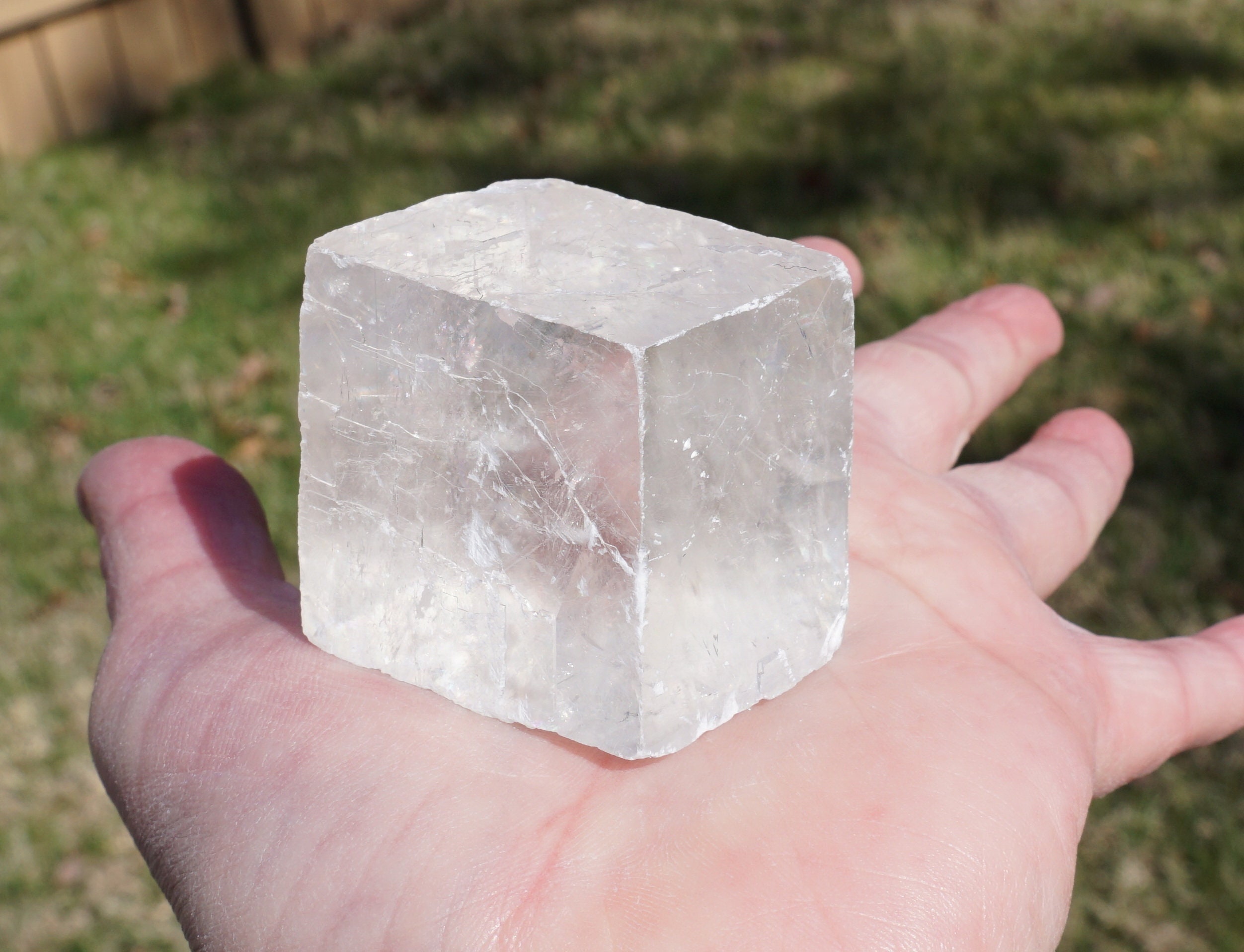 45g 62g Optical Calcite Crystal Iceland Spar Transparent Mineral Healing Gem. 