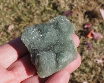 Fluorite #12 ~ Unique High Quality Natural Green Fluorite Crystal ~ Display Stone ~ Metaphysical ~ 2 Inch ~ 3 Ounce ~ Raw Fluorite Crystal