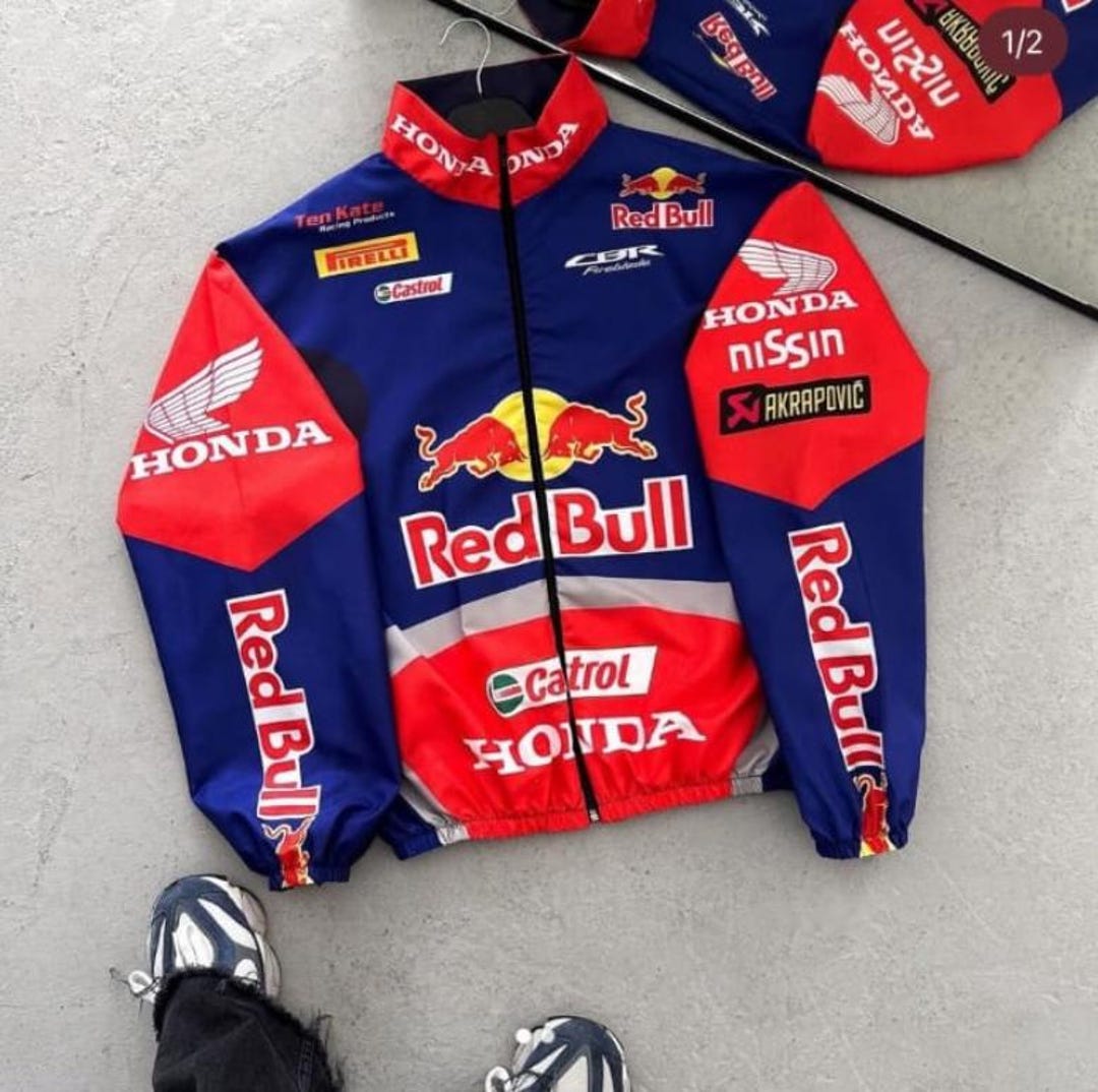 Red Bull Design Raincoat - Etsy
