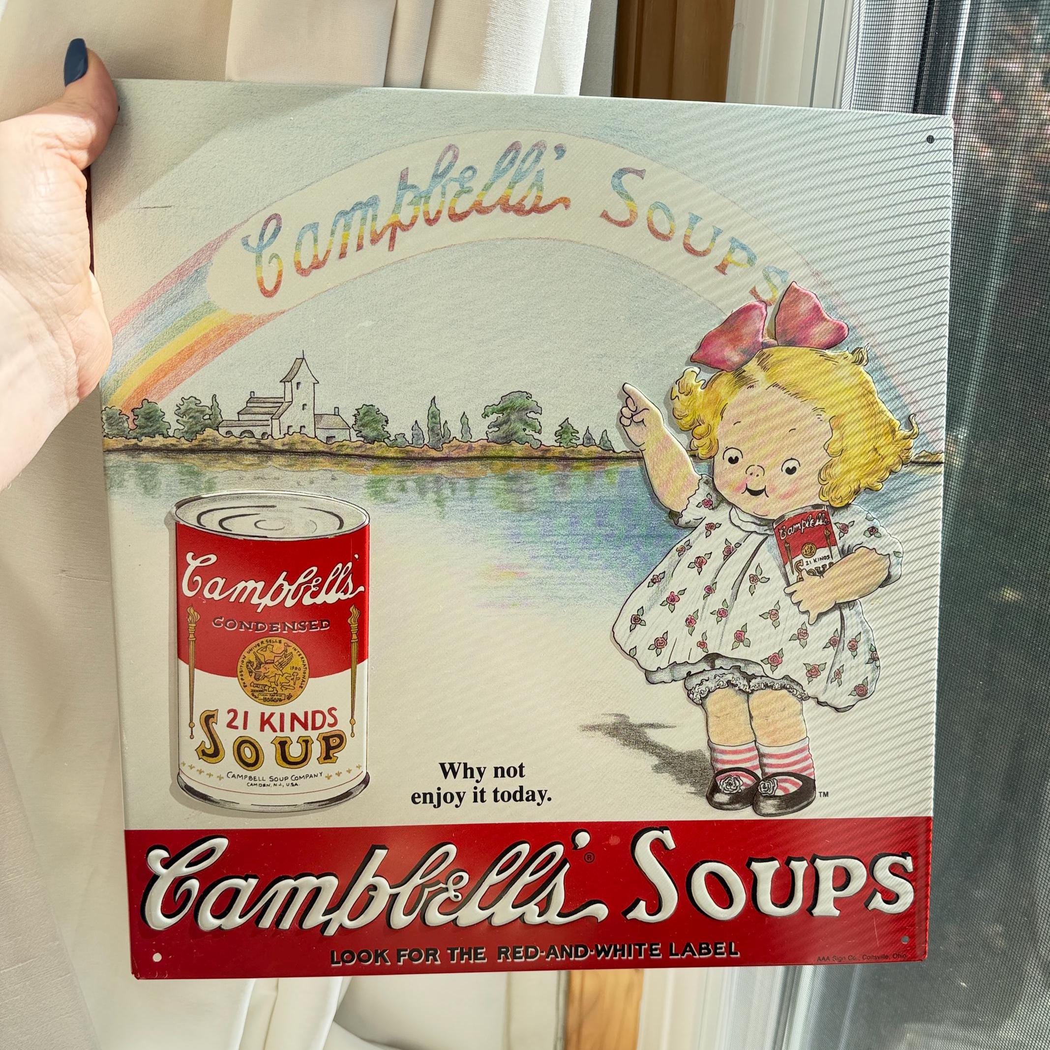 Campbell Sign Vintage - Etsy