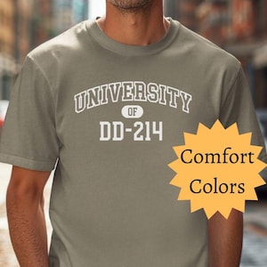 Camiseta DD-214, Camiseta de retiro militar, Veterano del Ejército, la Marina, la Infantería de Marina y la Fuerza Aérea, Universidad de DD-214, Baja de las Fuerzas Armadas, Servicio Militar