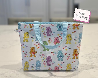 Mini Care Bears Tote – Small Tote Bag For Kids, Birthday Gift