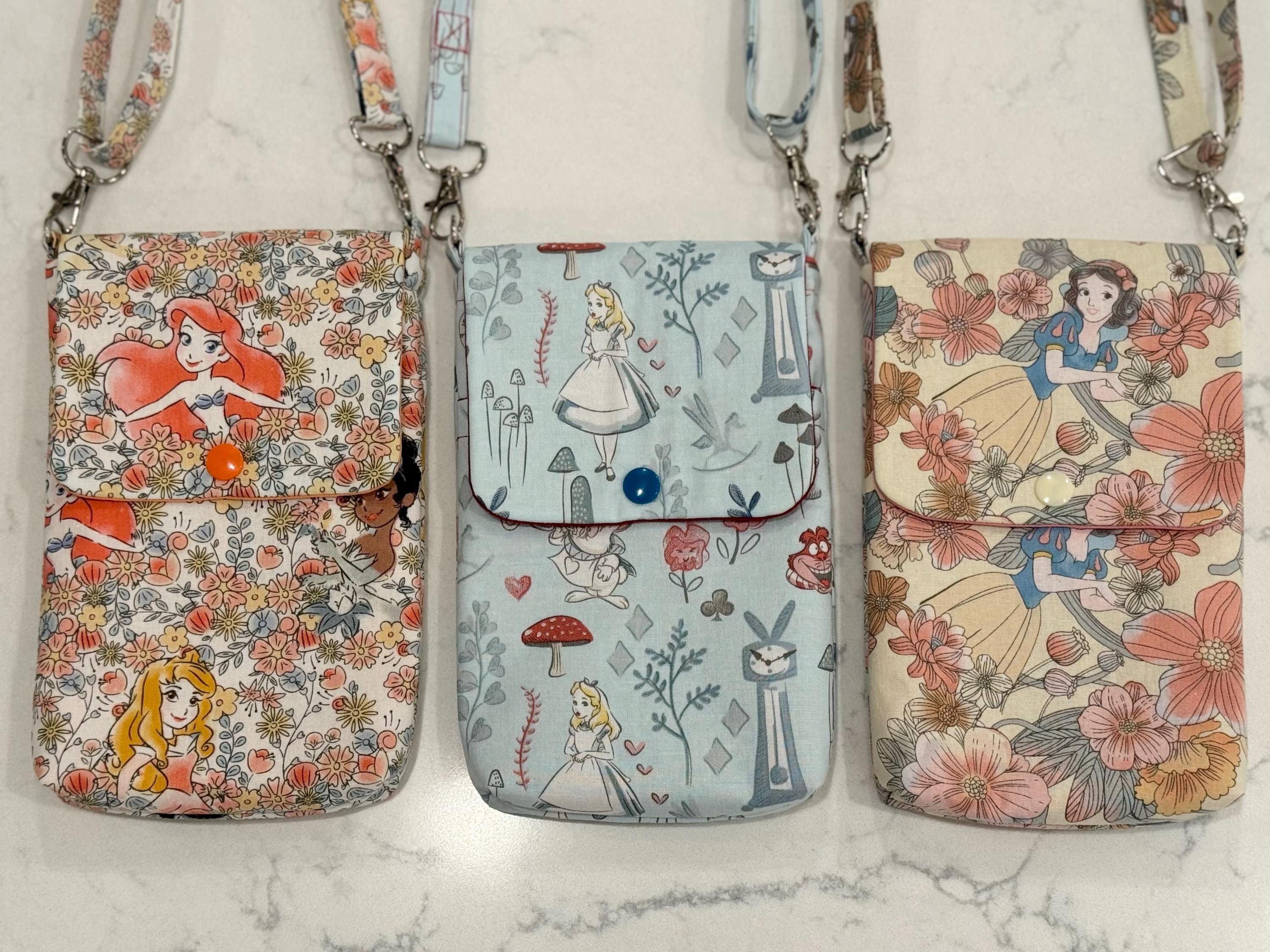 Snow White Ride Bag – Cotton Crossbody Purse for Park and Everyday