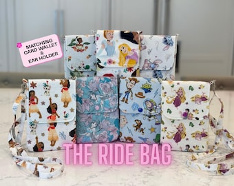 Disney Crossbody Ride Bag, Hands-Free Theme Park Bag, Small Travel Purse, Everyday Bag, Gift for Disney Lovers & Moms