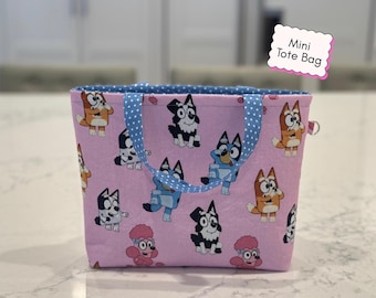 Mini Bluey Tote – Small Tote Bag For Kids, Birthday Gift