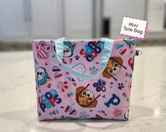 Mini Paw Patrol Tote – Small Tote Bag For Kids, Birthday Gift