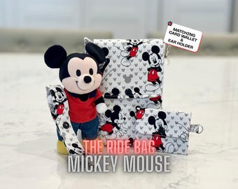 Disney Crossbody Ride Bag – MICKEY MOUSE - Hands-Free Park and Everyday Bag, Phone and Wallet, Travel Purse, Gift for Disney Lovers and Moms