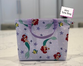 Mini Ariel Tote – Small Disney Tote Bag For Kids, Birthday Gift