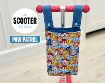 Handmade PAW Patrol Scooter Bag – Kids Handlebar Toy Storage