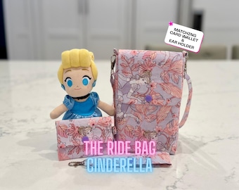 Cinderella Ride Bag – Handmade Cotton Crossbody Purse for Park and Everyday Use