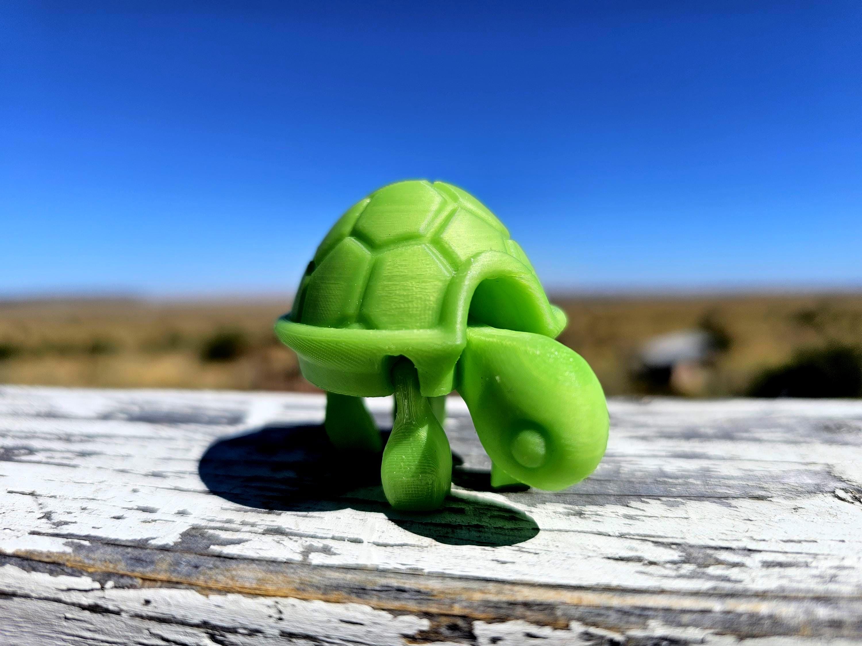 3D Printed Turtle Fidget Toy for ADHD Anxiety Relief, 3D Printed Turtle ...
