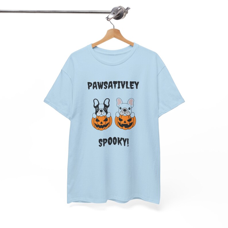 Pawsativley Spooky Funny Dog Halloween Tshirt Dog T Shirt Graphic