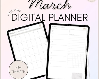 March Digital Planner 2026