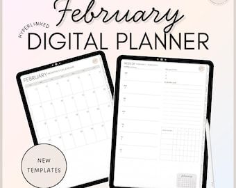 February Digital Planner 2026