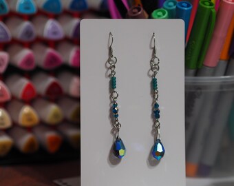 Unique Handcrafted Beaded Earrings - Lightweight Statement Jewelry - Artisan Boho Dangles