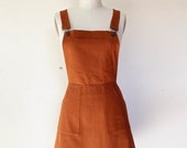 Made to Order- Overall dress- terra cotta