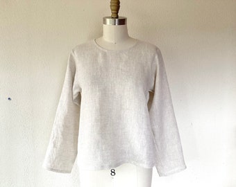 Luna linen long sleeve shirt