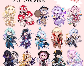 RESERVA / Pegatinas de Amphoraus de 2,5", Honkai: Star Rail