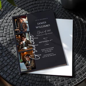 boy graduate invites