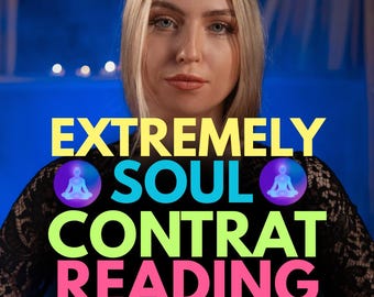 Soul Contract Psychic Reading | Personalized PDF with Medium Guidance | Past Life, Karma, Future Love, Spiritual Lessons & Karmic Connection
