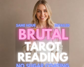 SAME HOUR Brutal Tarot Reading, Psychic Love Reading, Relationship Tarot Reading, Spiritual Psychic Reading, Psychic Janet Insights